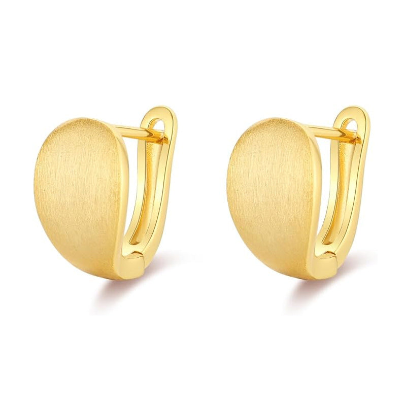 Nicolette Vintage-Inspired Teardrop Huggie Earrings