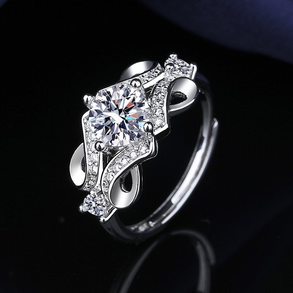 Lumière Charm Ring on a clean background