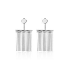 Nadine Statement Tassel Drop Earrings
