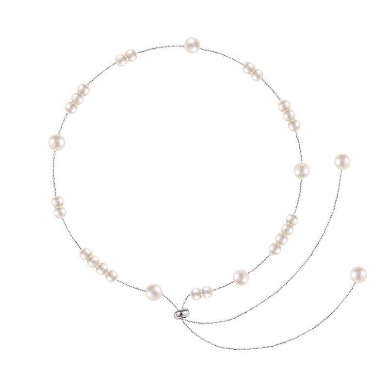 Nicolette Vintage-Inspired Pearl Stardust Necklace