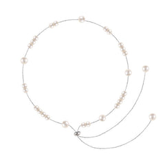Nicolette Vintage-Inspired Pearl Stardust Necklace