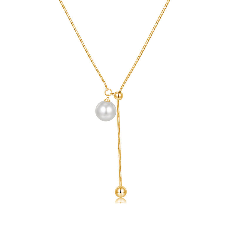 Nadine Minimalist Snake Necklace