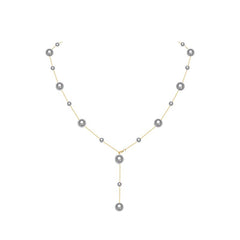 Nicolette Vintage-Inspired Pearl Stardust Choker Necklace