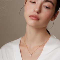 Nadine Crystal Oval Necklace