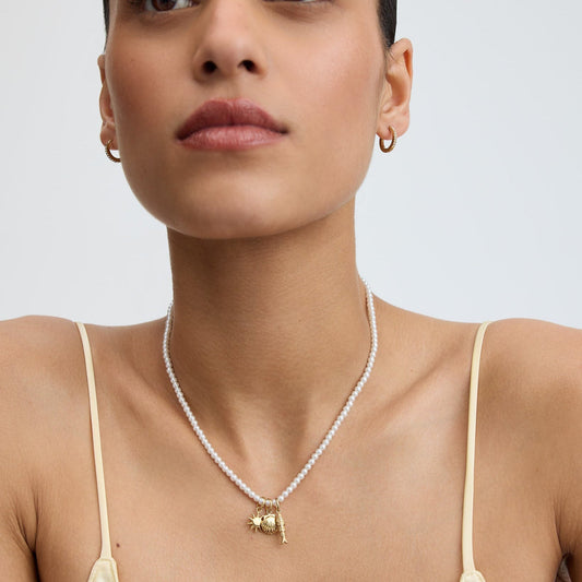Pearl Beaded Necklace
