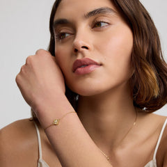Pleated Clover Bracelet