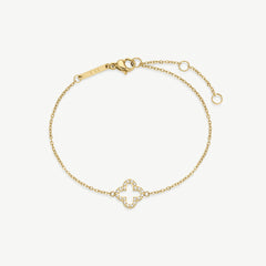 Pavé Clover Bracelet