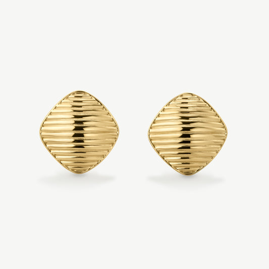 Vintage Ribbed Earrings