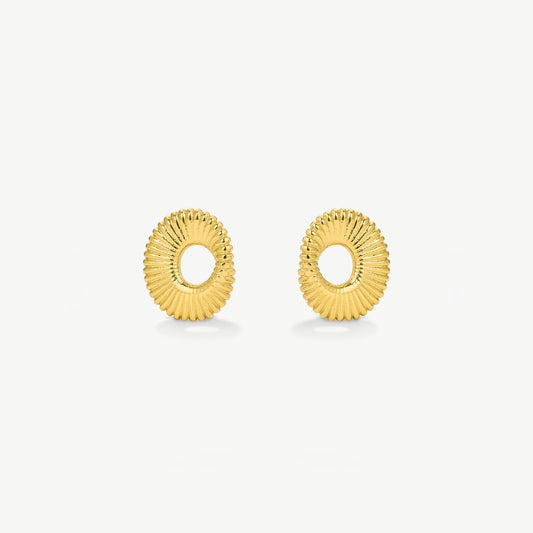 Ribbed Twist Mini Studs