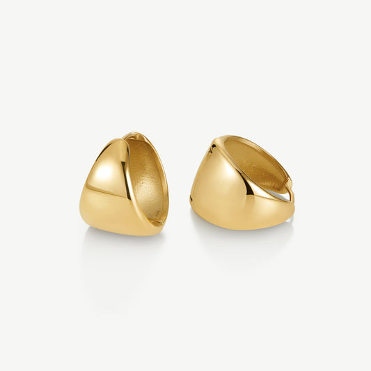 Bold Tapered Hoops