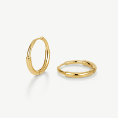 Tiered Gold Hoops