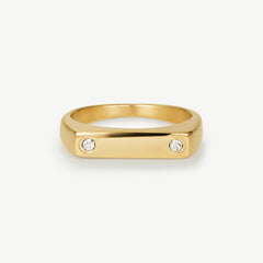 Bar Signet ring