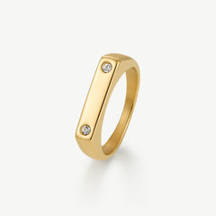 Bar Signet ring