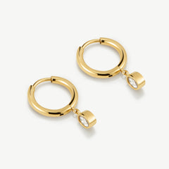 Bezel Oval Huggies