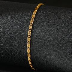 Minimal Spiral Link Bracelet