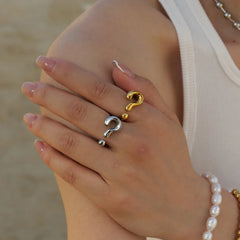 Dainty Confusion Question Ring