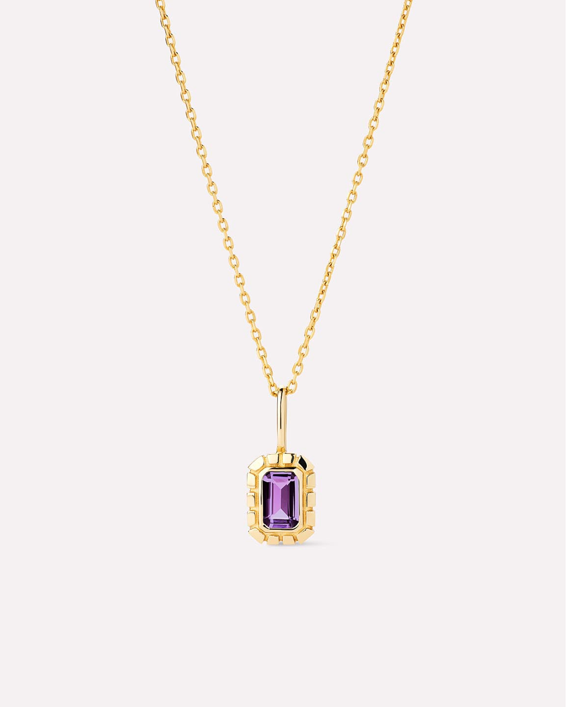 Solid Gold Amethyst Green Sapphire Blue Topaz White Sapphire Semi Precious Stones Pendant Necklaces For Women Ana Luisa Heirloom Necklace Amethyst