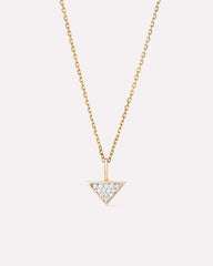 Solid Gold Diamond Fine Chain Necklaces For Women Ana Luisa Trillion Diamond Charm Necklace