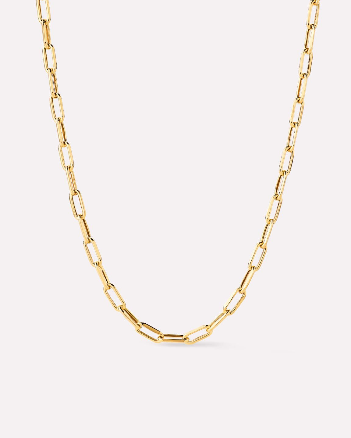 Solid Gold Fine Chain Necklaces For Women Ana Luisa Medium Paperclip Necklace