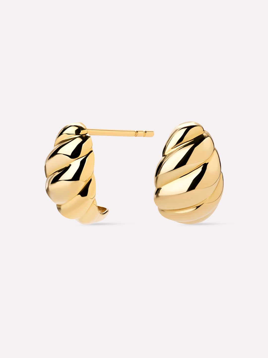 Gold Stud Earrings - Gold Mini Teardrop Studs
