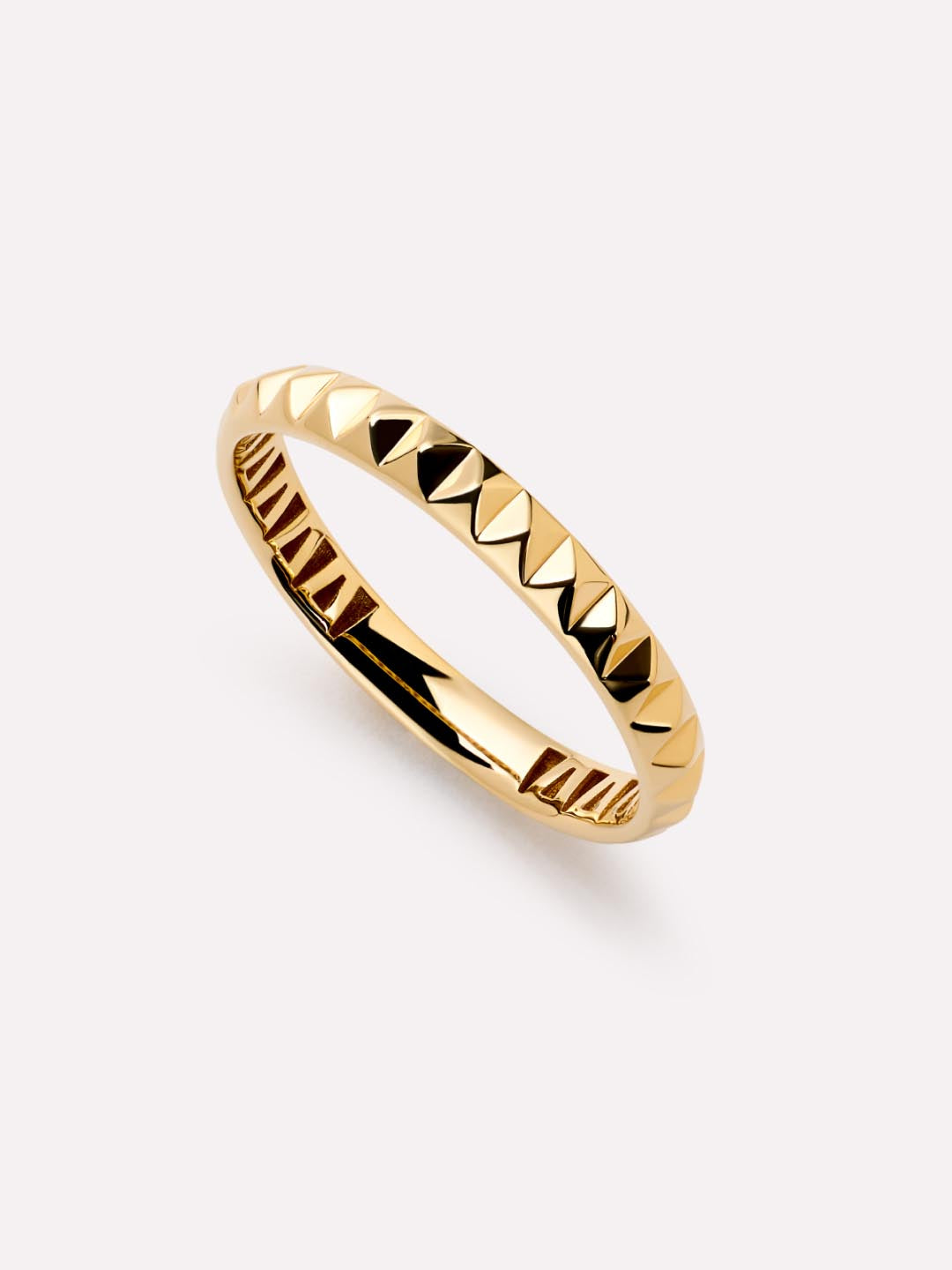 Solid Yellow Gold - Medium Equinox Ring