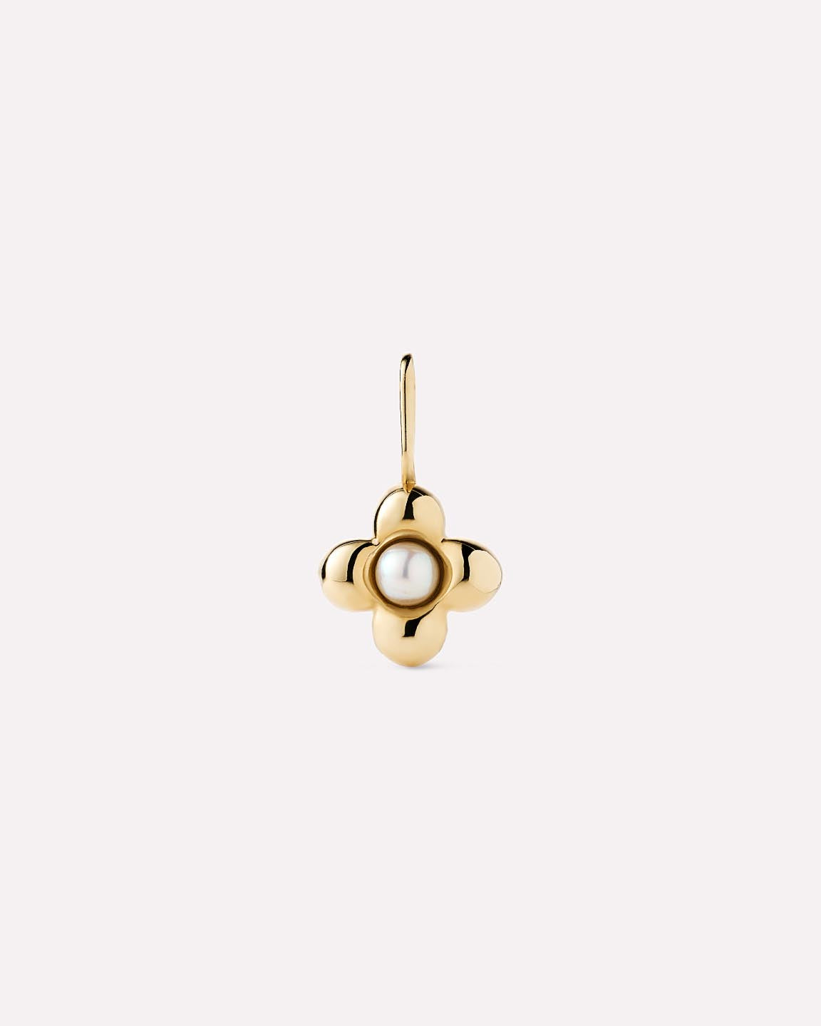Solid Yellow Gold - London Blue Topaz Mini Liora Charm