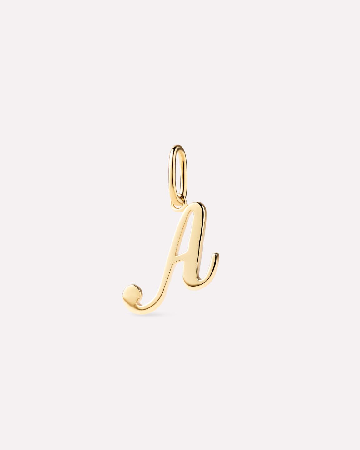 Gold Pendant - Gold Letter Charm