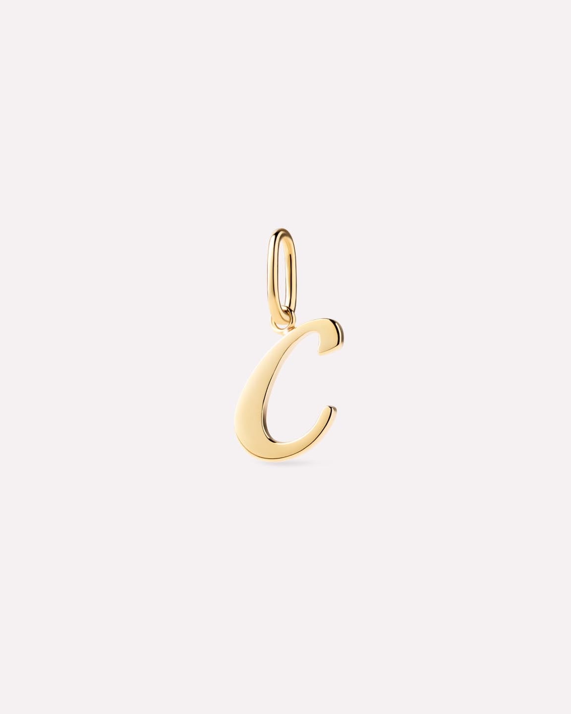 Gold Pendant - Gold Letter Charm