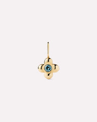 Solid Yellow Gold - London Blue Topaz Mini Liora Charm