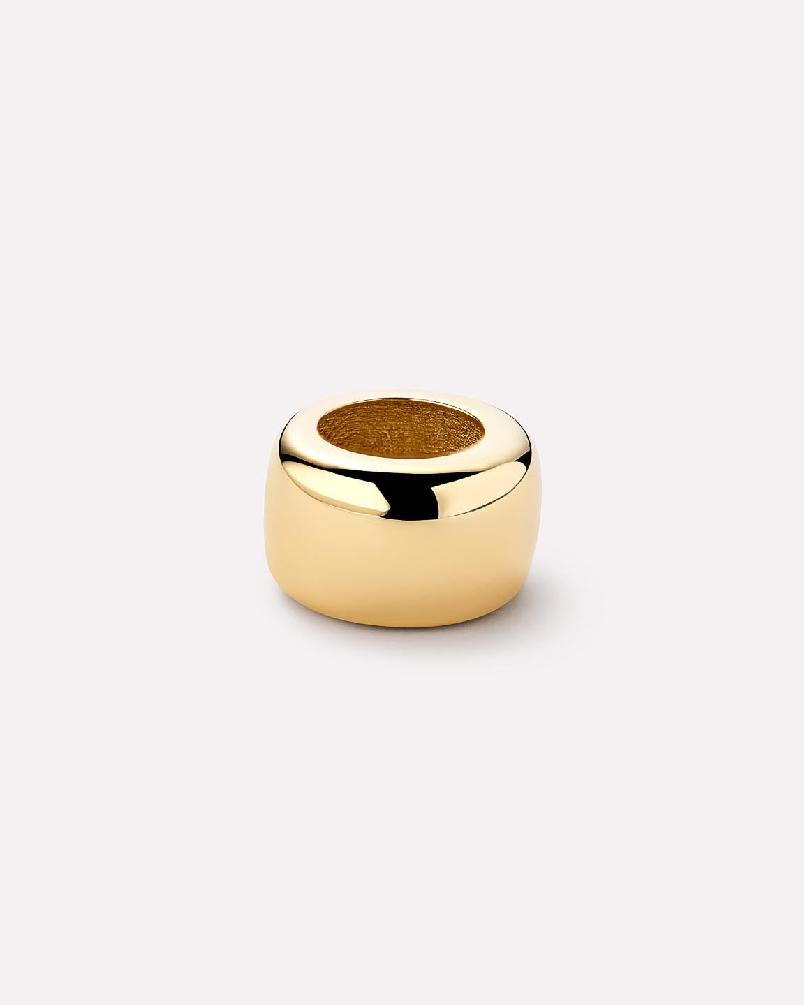 Solid Yellow Gold - Luna Charm