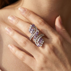 Bold Amethyst Elegant Ring