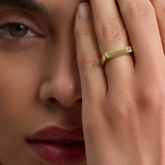 Bar Signet ring