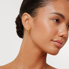 Bold Huggie Hoops