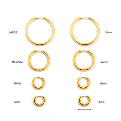 Thick Hoop Earrings