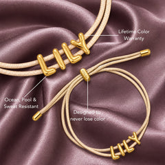 Bubble Name Bracelet