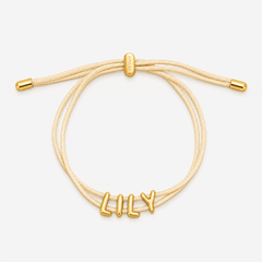 Bubble Name Bracelet