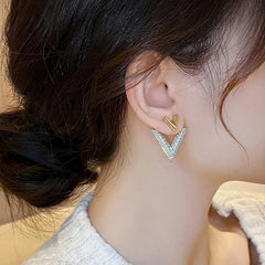 Classic Double V "Veinci" Earrings - Veinci