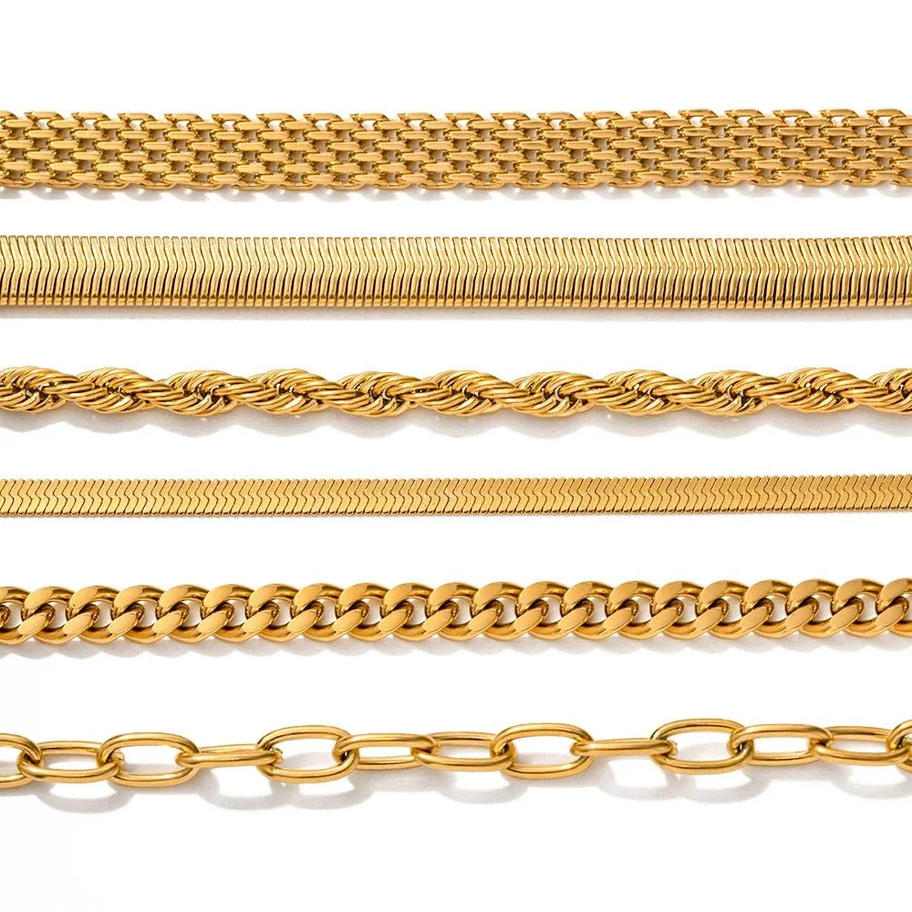Classy Gold Mix & Match Bracelets - Veinci