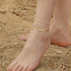 3-Piece Classic Anklet Stack