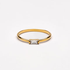 Dainty Crystal Ring