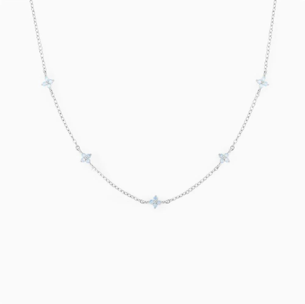 Dainty Tiny Flowers Necklace - Veinci