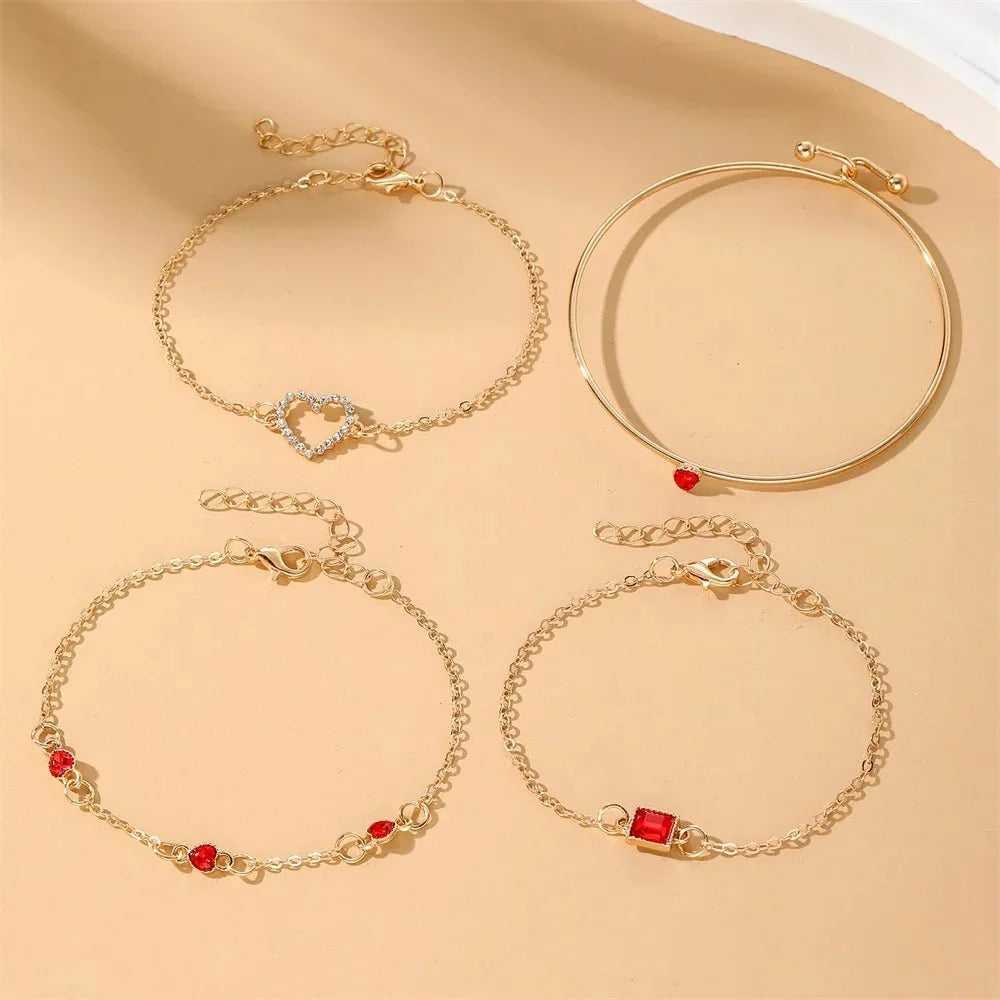 Diamond Statement Bracelet Stacks - Veinci