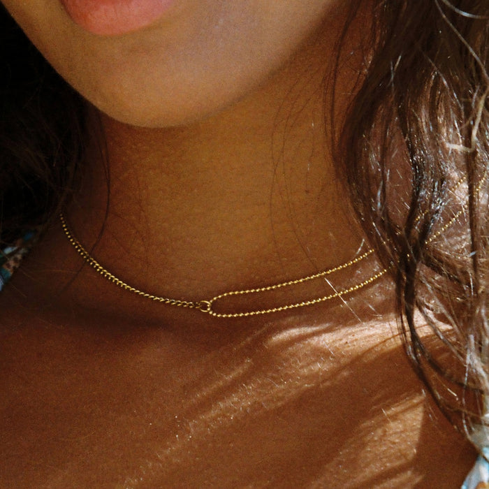 Double Trouble Choker for Women