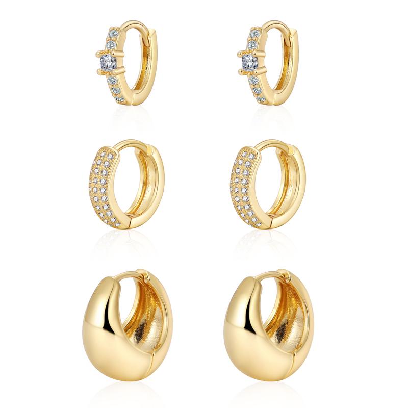 3-Piece Elegant Earrings Sets