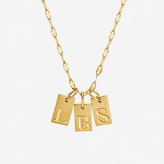 Initial Tag Necklace