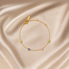 Custom Birthstone Bracelet