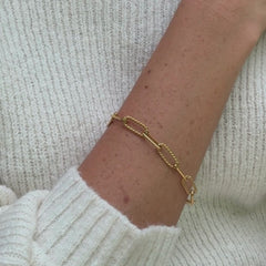 Bold Paperclip Bracelet