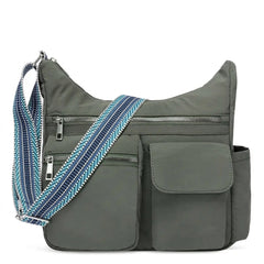 Multi Pocket Water Resistant Crossbody Bag