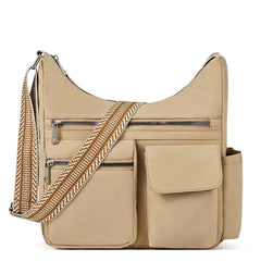 Multi Pocket Water Resistant Crossbody Bag