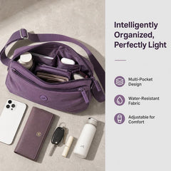 Lightweight Water-Repellent Everyday Sling Bag